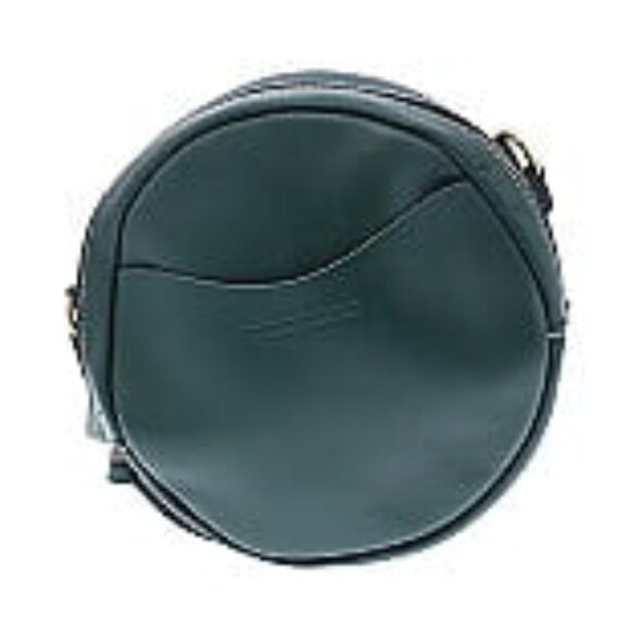 Portland Leather Large Circle Crossbody Green - Picture 4 of 6